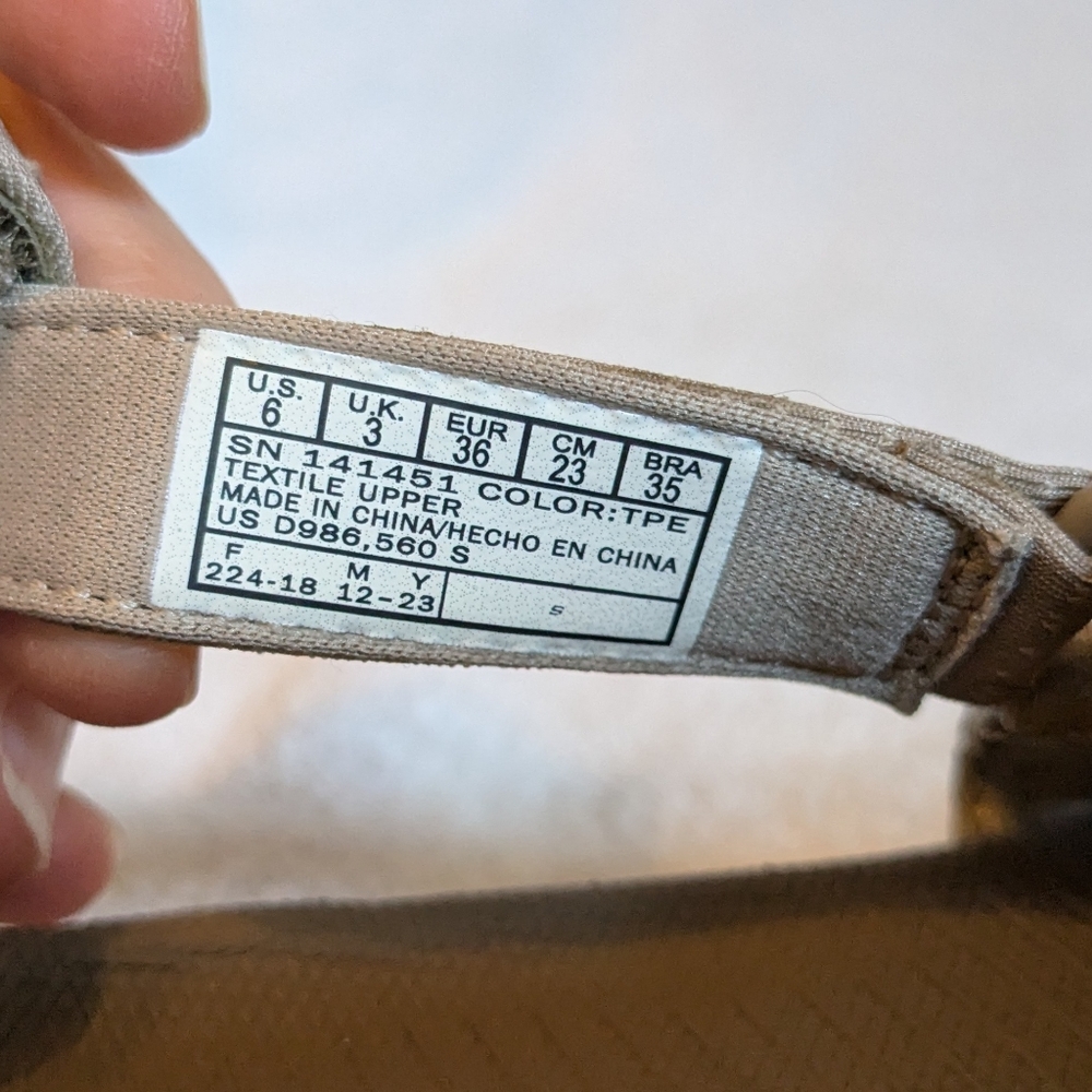 Skechers Go Walk Flex Sublime Sandal Vegan Taupe Tan 6 - Picture 10 of 11